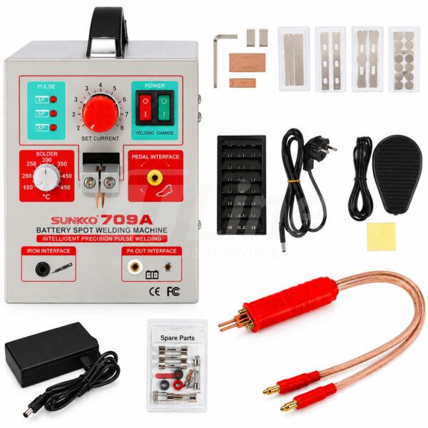 Machine de soudage par points pour packs de batteries